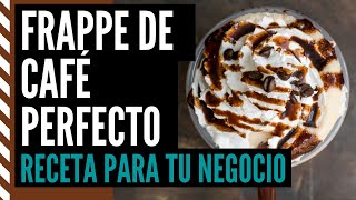 Cómo hacer un FRAPPE de CAFÉ perfecto ✅  EL SECRETO para tu negocio [upl. by Atinrahc]