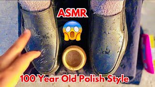 ASMR  Shoe Polishing 100YearOld Techniques  Bet You Fall Asleep [upl. by Ainyt]