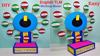 english tlm working model on degrees of adjectives  simple and easy steps  diy  howtofunda [upl. by Mw]