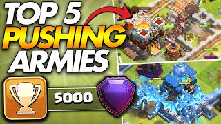 TOP 5 TH11 PUSHING ATTACK STRATEGIES FOR 2022  Clash of Clans [upl. by Ebbarta]