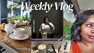 Weekly Vlog  New Luxury Bag amp Camera Homemaking Hair Update Slow Living amp Back at Gym [upl. by Aneeles]