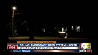 Dallas emergency siren system hacked [upl. by Nnaylrebmik]