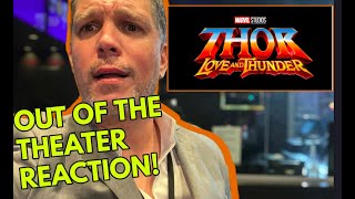 Thor Love and Thunder Out Of Theater REACTION  WORLD PREMIERE [upl. by Kurtzman]