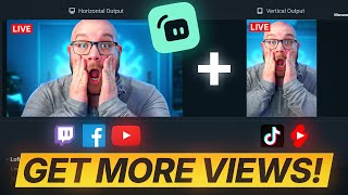 How to Stream Horizontal and Vertical using Streamlabs Desktop [upl. by Rorry]