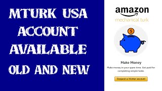 Mturk USA Account Available Old and New [upl. by Arlan742]