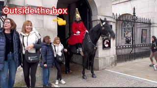 Two women laughed after being warned by the guard” GET OUT OF THE BOX “ [upl. by Salocin210]