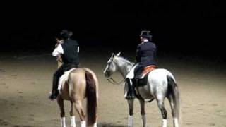 Dressage vs Reining  RAWF 2009 [upl. by Annaek190]