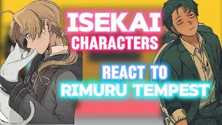 Isekai characters react to Rimuru tempest  Gacha reaction  part 153 [upl. by Nima]