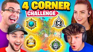 The MYTHIC 4 Corner Challenge in Fortnite Season 4 [upl. by Senn]