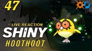 THATS WHAT I WANTED SHINY HOOTHOOT • Pokemon Ultra Sun and Moon Shiny Reaction 47 • CBAD [upl. by Adnamaa]