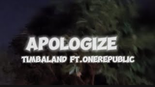 Timbaland  Apologize ft OneRepublic Male voice remake cover with lyrics video [upl. by Celestyna]