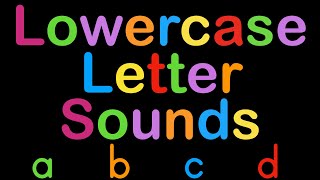 Lowercase Letter Sounds  ABC Alphabet  Learn to Read with Phonics for Kids [upl. by Franklyn]