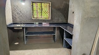 Low budget Best Granite Kitchen Countertops Idea  Kam paisa me granite kitchen platform kise banaye [upl. by Netsrejk]