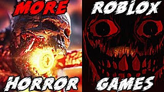 MORE FUN ROBLOX HORROR GAMES [upl. by Aihtekal]