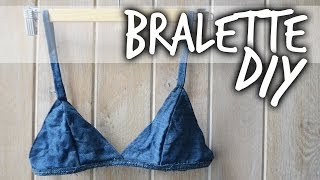 DIY Tutorial  Denim Bralette  Sybil Mae [upl. by Nichola964]