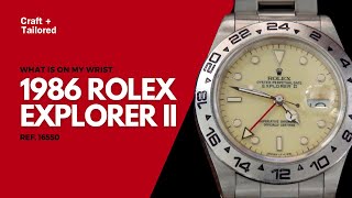 1986 Rolex Explorer II Ref 16550 [upl. by Oiralih]