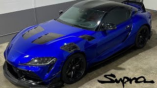 Transforming A Toyota Supra A90 With A Full Car Wrap And PPF Installation [upl. by Gide911]