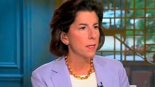 Gina Raimondo sounds like a threat Why is she allowed to do this [upl. by Torry168]