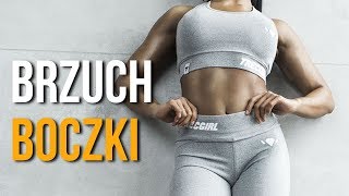 ĆWICZENIA NA BRZUCH I BOCZKI ❤ 15 min TRENING Fitness w Domu Trecgirl [upl. by Ruon631]