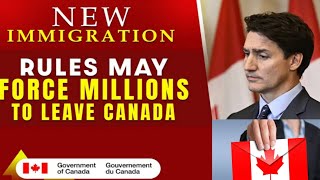 New Immigration Rules That May Force Millions to Leave Canada  Canada Immigration 2025 [upl. by Pogah423]