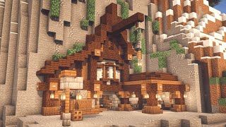 Minecraft  How to Build a Mountain House [upl. by Ok]