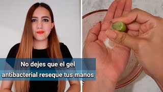 Elimina la resequedad de las manos por el uso de gel antibacterial [upl. by Cortie]