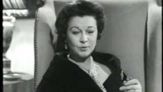 Vivien Leigh InterviewPart Three Small World [upl. by Yalahs]