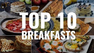 Easy 10 Breakfast Recipes [upl. by Nonez]