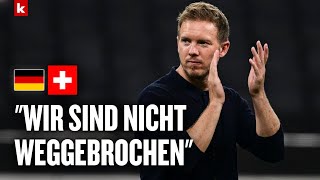 Nagelsmann ärgert sich über Gelb für Tah quotNicht berechtigtquot  Deutschland  Schweiz [upl. by Hirsch241]