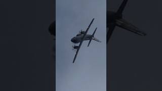 Alenia C27J Spartan Cargo Plane does a FULL LOOP [upl. by Alathia]