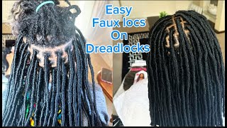 Beginner’s Guide Easy Faux Locs on Dreadlocks Tutorial  StepbyStep for a Natural Look [upl. by Jeremiah]