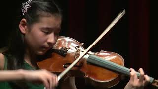 HINA KHUONGHUU  Menuhin Competition 2018 Junior first rounds  day 1 [upl. by Ahsinrev]