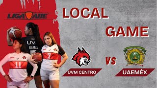 UVM Centro vs UAEM  Liga ABE Femenil [upl. by Hau473]