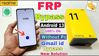 realme 11x 5g frp bypass android 13  new method  realme rmx3785 google account bypass  100 ok [upl. by Ahsuatan82]