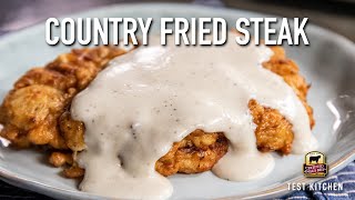 Homemade Country Fried Steak Recipe [upl. by Eerual]