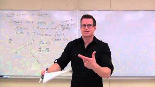 Calculus 3 Lecture 111 An Introduction to Vectors [upl. by Ocihc880]