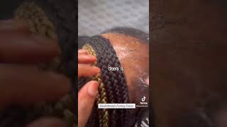 braids hairstyles knotlessbraids haircare alopecia naturalhair thinhair colors how to do [upl. by Lorrimer]