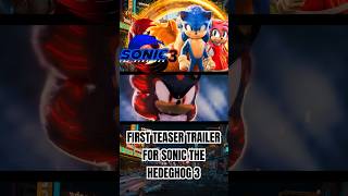 SONIC THE HEDGEHOG 3 2024  FIRST TEASER TRAILER sonicmovie3 sonic [upl. by Aiekahs]