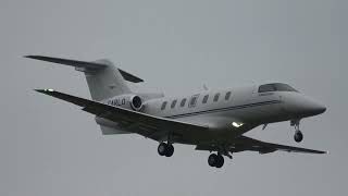 PILATUS PC24 9HCARLO LANDING AT FARNBOROUGHEGLF UK 2112024 FLIGHT FROM PMI [upl. by Encrata992]