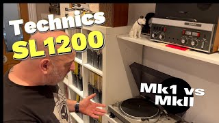 A brief chat about Technics SL1200 turntable MKI Vs MKII [upl. by Walther531]