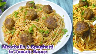 Meatballs And Spaghetti RecipeMeatballs And Spaghetti SauceSpaghetti And Meatballs Italian [upl. by Coltin]