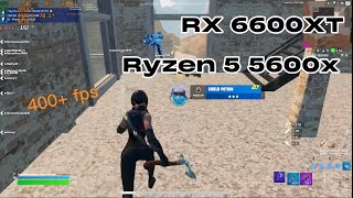 RX 6600 XT Ryzen 5 5600x Fortnite Chapter 4  CREATIVE  perfomance mode ASMR Smooth 4k [upl. by Anuaek624]