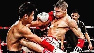 Muaythai champion Damien Alamos on pads with Savvas Michael in Thailand at Bangtao Gym 🇹🇭 [upl. by Miles]