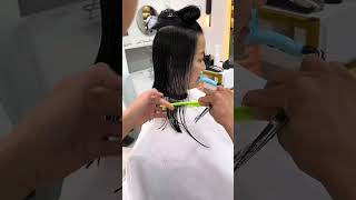 Teach you how to cut this hairstyle in one minute haircut 剪髮 hairstyle [upl. by Auqined]