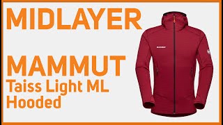 Taiss Light ML Hooded Jacket Men Mammut  review erfahrungsbericht [upl. by Maurizia]