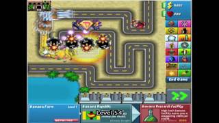 Bloons Tower Defense 4  Track 1  Easy  Level 1132 NO MISSES [upl. by Eila]