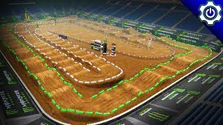 Monster Energy Supercross  2018 Minneapolis SX Gameplay [upl. by Mersey]