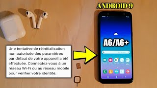 📱Comment débloquer Samsung A6A6 ➡️ Compte GoogleSchéma Oublier 🔒 [upl. by Martina714]