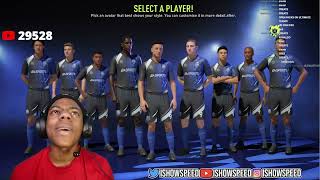 iShowSpeed Play Fifa 22 Career Mode  Full Video Funny Ending [upl. by Antonino]