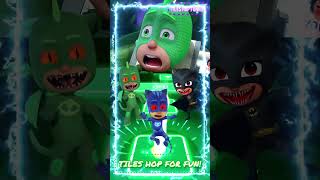 PJ Masks  Scarry Gekko 🆚 CatBoy 🆚 Owlette X Dance Song Tiles Hop EDM Rush shorts [upl. by Fidelis]